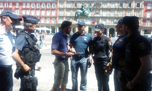 policia italia francia y españa juntos 2017