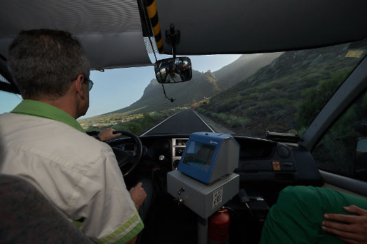 Apertura carretera Teno con el servicio TITSA