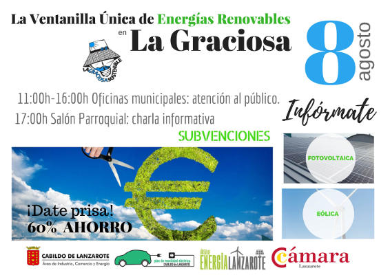 lanzarote ventanilla renovables graciosa 2017