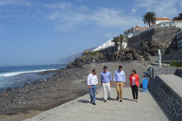 santiago teide obras de la playa de Neptuno 2017