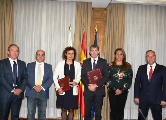 gobcan Firma convenios Canarias con el estado 2017