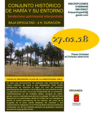 lanzarote CAMINATA en haria 2018