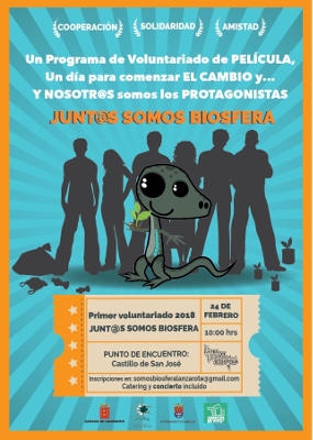 lanzarote Juntos Somos Biosfera - Voluntariado 2018