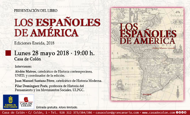 gcanaria libro españoles en america 2018
