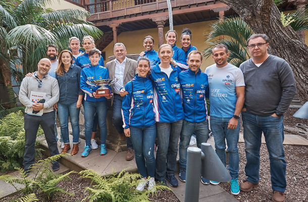 la laguna Recepción Haris Voley 2018