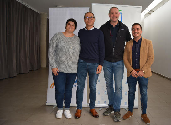 la palma Pedro Garcia Aguado Ascensión Rodríguez Sergio Eiroa y Jose María Pestana 2018