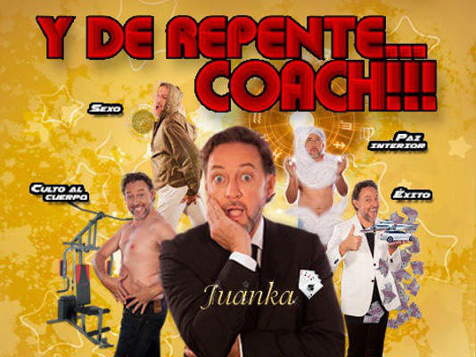 tias Juanka en su montaje Y de Repente Coach 2018
