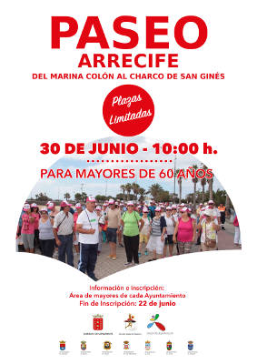 lanzarote mayores Paseo Arrecife 2018