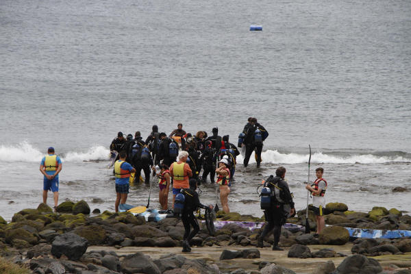 lanzarote recuperación de la Playa de Las Coloradas 2018