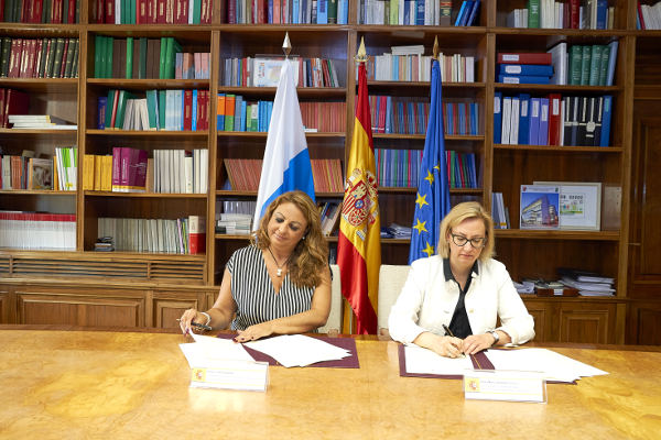 gobcan Firma conveni trabajo 2018