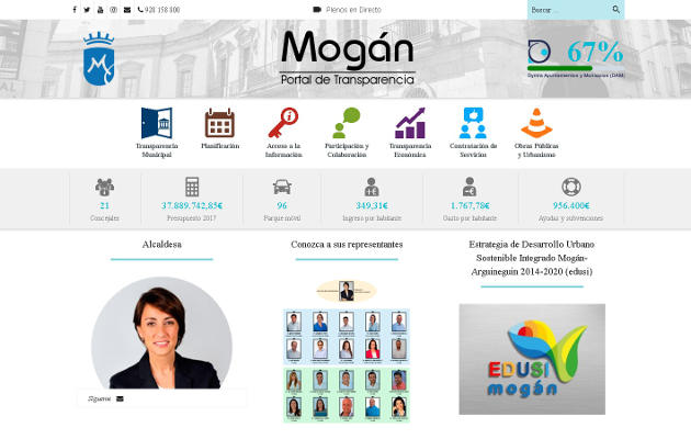 mogan Portal de Transparencia 2018