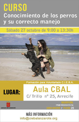 lanzarote Curso conocimiento perros 2018