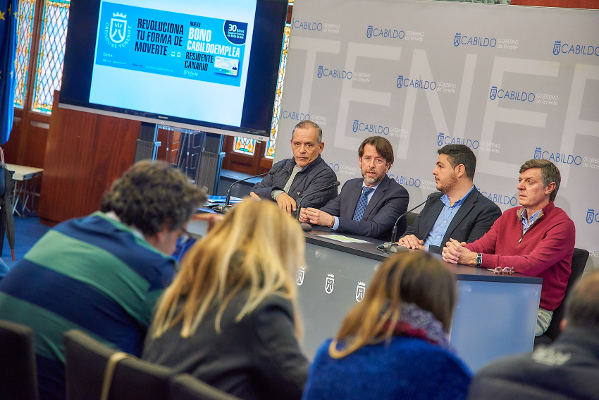 tenerife Bono de transporte CabildoEmplea-Presentación 2019