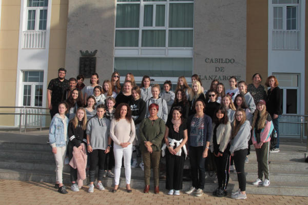 lanzarote Visita alumnos alemanes 2019