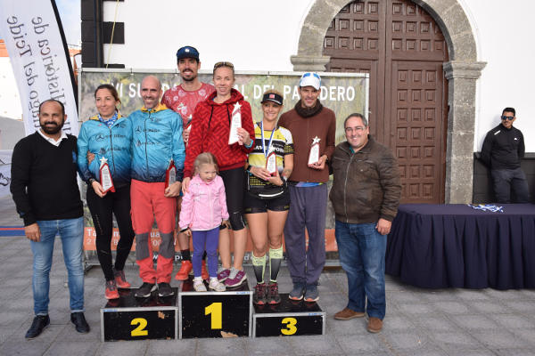 santiago teide Podium masculino y femenino general 2019