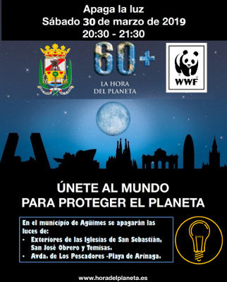 aguimes LA HORA DEL PLANETA 2019