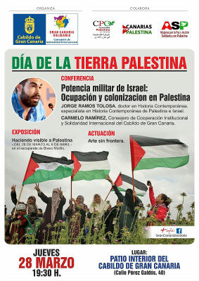gcanaria día de la tierra palestina 2019