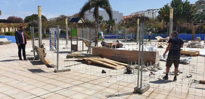 telde arregloo parque de niños 2019
