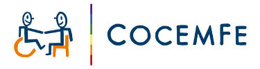 COCEMFE logo LGTBI 2019