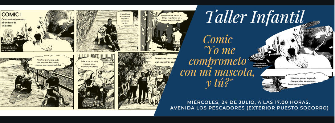 aguimes Taller Infantil Comic Yo me comprometo con mi mascotas 2019