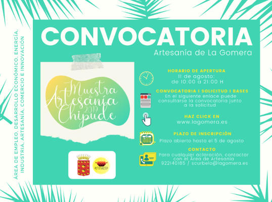 la convocatoria artesania 2019