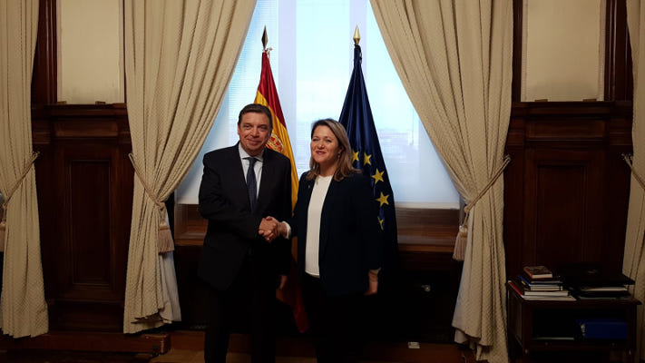 gobcan consejera con ministro agricultura 2019