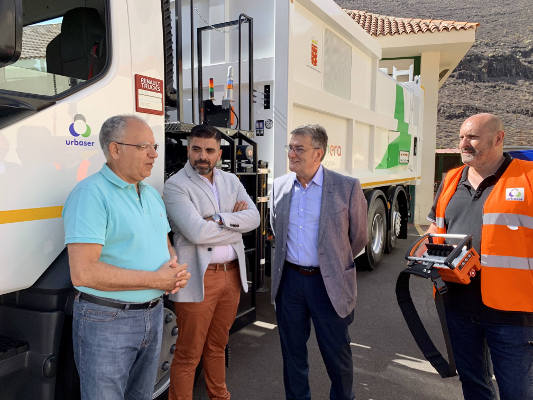la gomera Visita a los nuevos vehiculos 2019