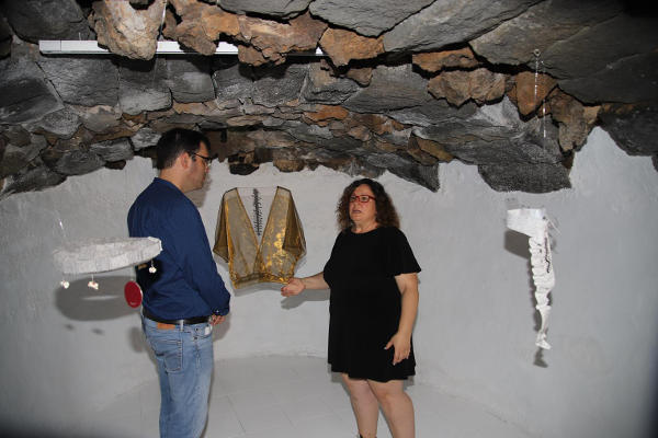 lanzarote _Exposición Que nos zurzan de Sandra March 2019