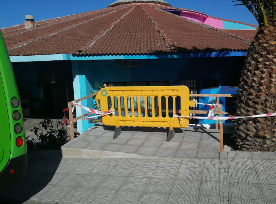 los realejos Adaptación espacios para colocar nuevas marquesinas guaguas 2019