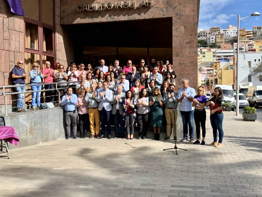 La gomera Lectura del manifiesto violencia genero 2019