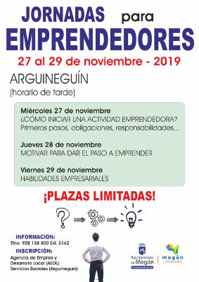 Mogán Jornadas para Emprendedores 2019