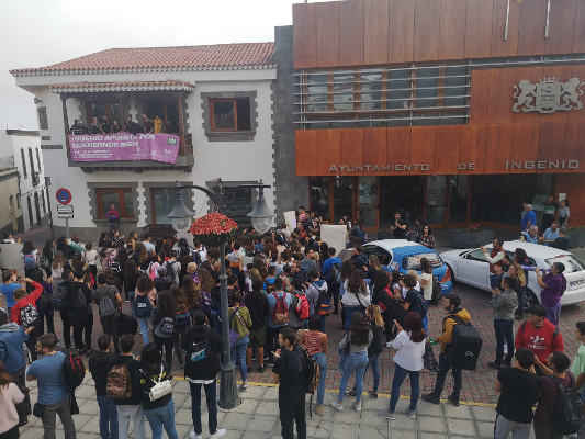 ingenio estudiantes marcha dia eliminacion violencia 2019