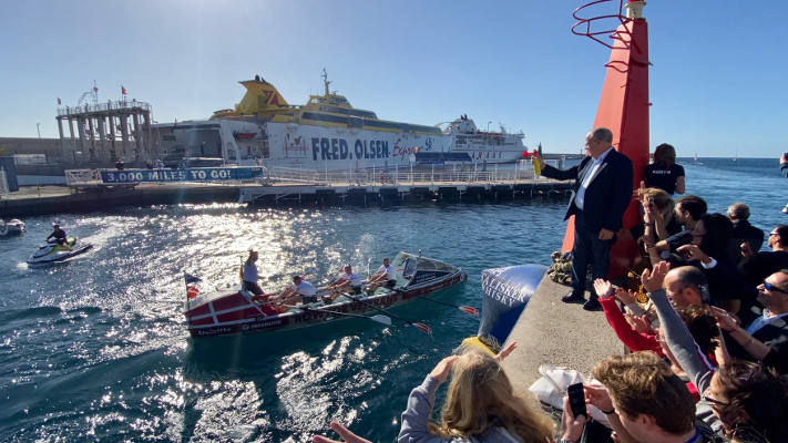 la gomera talisker Salida del primer barco 2019