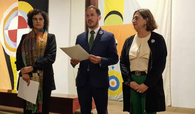 lapalma Inauguración Exposicion Cesar Manrique Banderas del Cosmos 2019