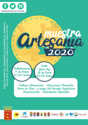 la gomera cartel muestra artesania 2020