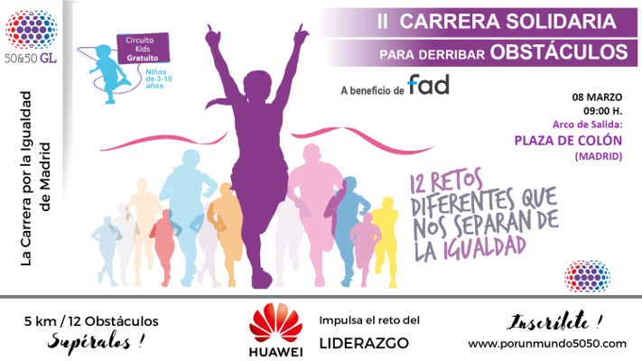 Carrera solidaria por un mundo 5050 2020