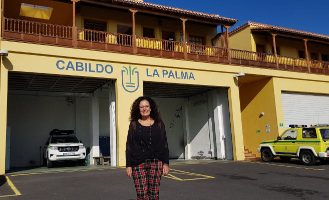 la palma Nieves Rosa Arroyo en CECOPIN 2020