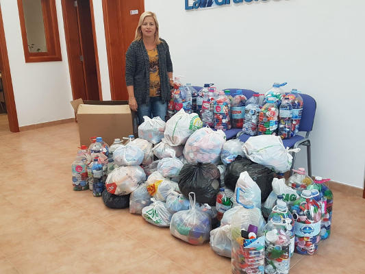 teguise la graciosa recogida tapones 2020