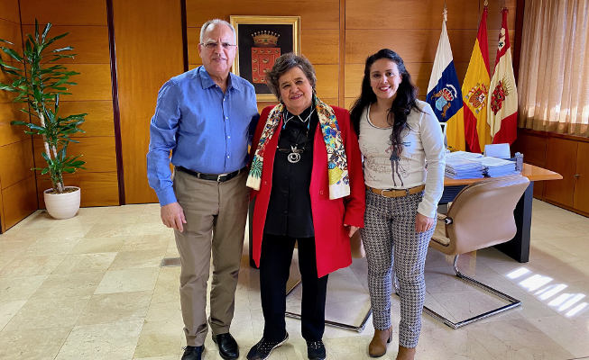 la gomera Casimiro Curbelo, Beatriz Santos y Cristina Almeida 2020