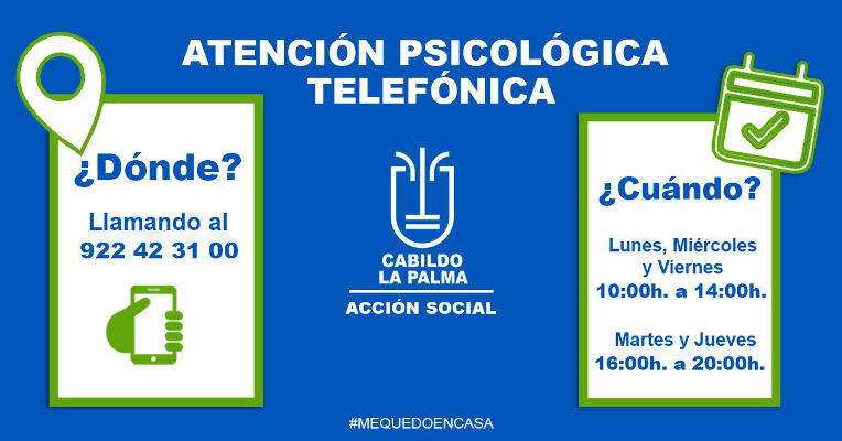 la palma Atención Psicológica COVID-19 2020