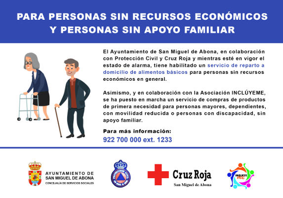 san miguel Servicio reparto o compras 2020