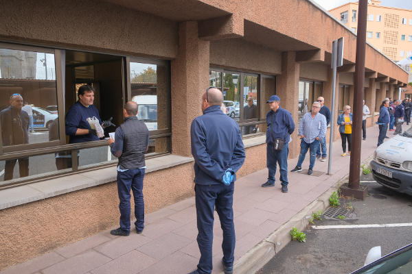 sc tenerife ENTREGA KIT SEGURIDAD TAXIS 2020