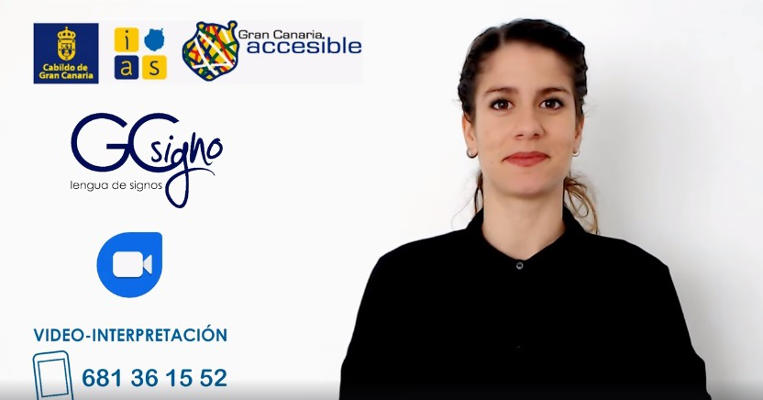 gcanaria_video_interpretación_para_sordos_2020 Video interpretación gratuito para gestiones diarias para personas sordas