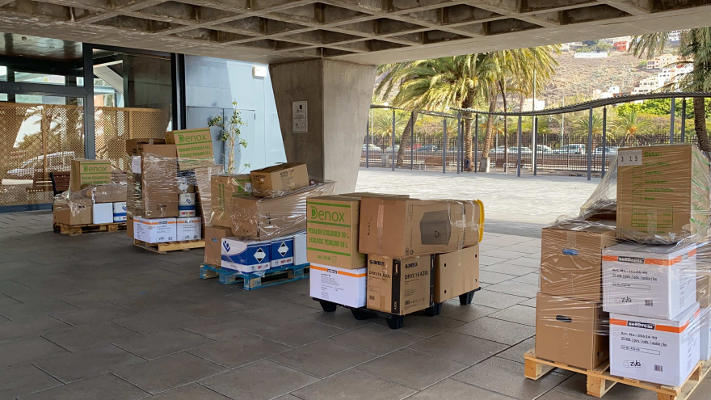 la_gomera_material_preventivo_reparto2020 Material preventivo para todos los centros sociosanitarios de la isla