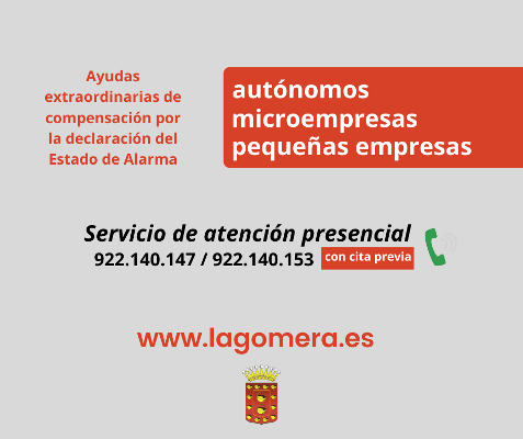 lagomera_servicio_presencial_ayudas_autonomos_2020 Servicio presencial para ayudar a autónomos y empresas