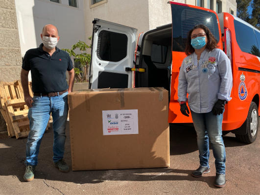 tenerife_ITC_pantallas_faciales_2020 Donación solidaria de medio millar de pantallas faciales