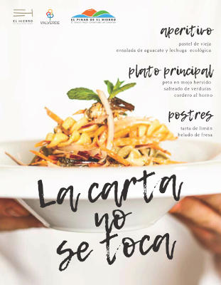 El Pinar-Cartel La Carta no se Toca_2020 El Pinar lanza un proyecto para la implantación de menús digitales