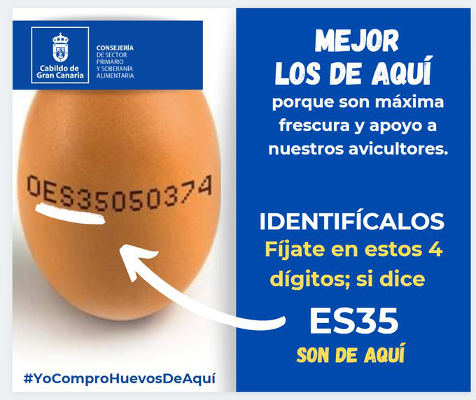 gcanaria_huevos_locales_2020 #YoComproHuevosDeAquí, campaña virtual para consumo