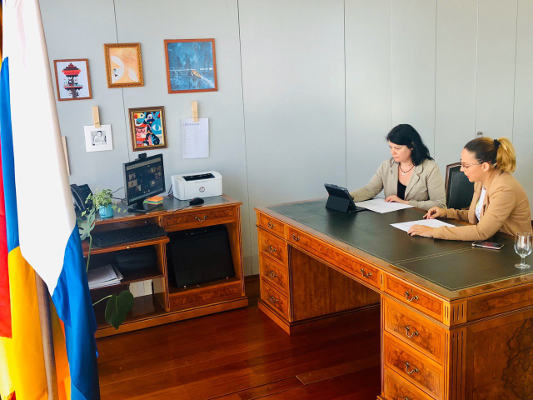 gobcan_Noemí_Santana_Iratxe_Serrano_derechos_sociales_2020 D. Sociales abrirá sus Escuelas Infantiles con protocolo de seguridad