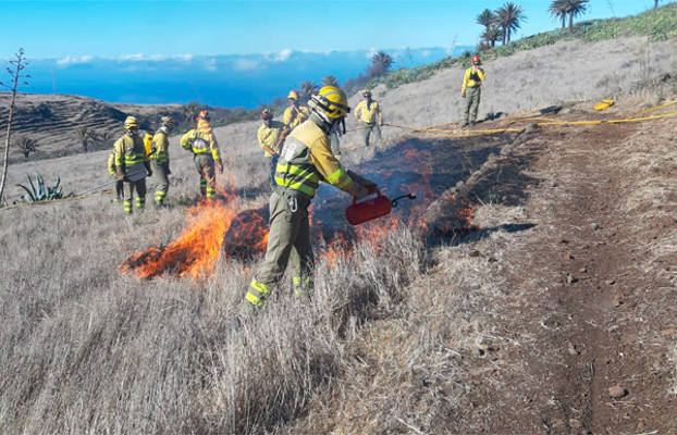 la_gomera_Prácticas_preventivas_2020 Inicio de la campaña de prevención y extinción de incendios
